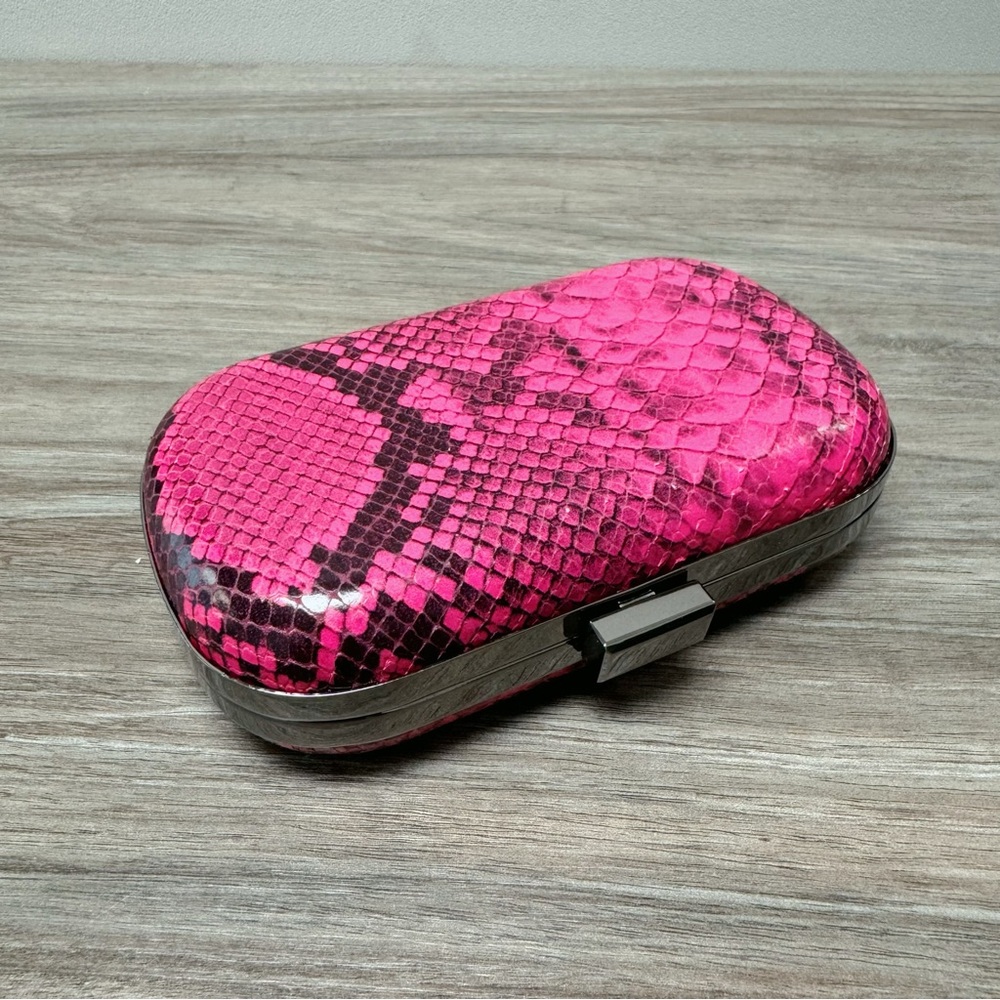 New! Club Monaco Leather Pink Clutch